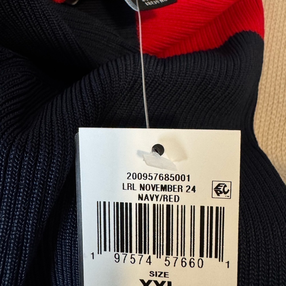 LAUREN RALPH LAUREN Two Tone Pointelle Knit Dress Size XXL NWT - Picture 5 of 9